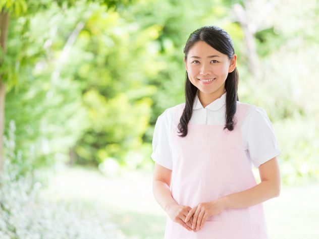 portrait of young asian nurse