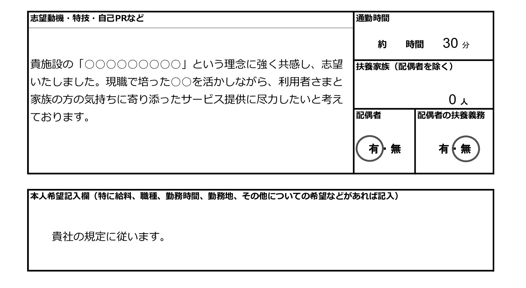 介護採用担当者の印象up 失敗しない履歴書の書き方 介護をもっと好きになる情報サイト きらッコノート