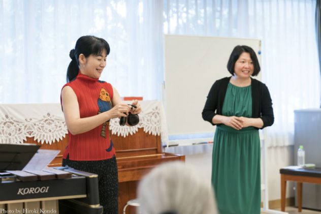 音楽の花束の代表を務める後藤京子さんの画像
