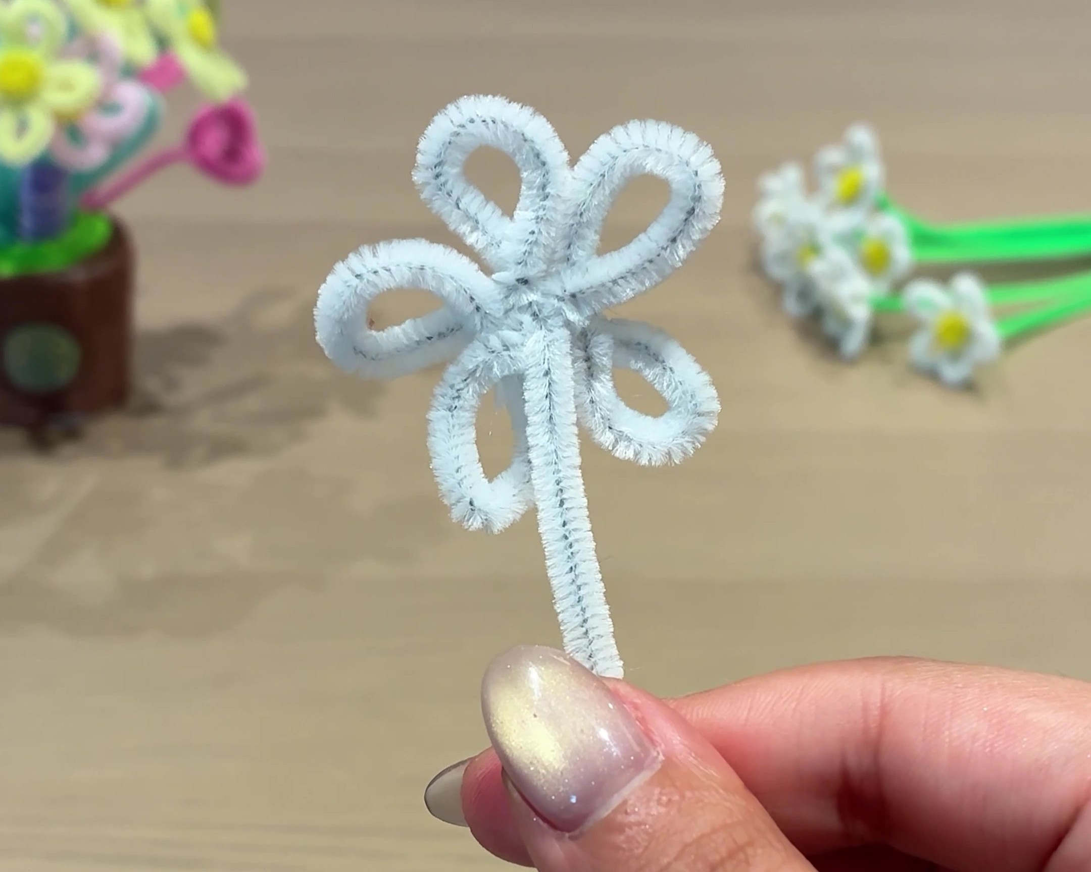 5枚の花びらを作る